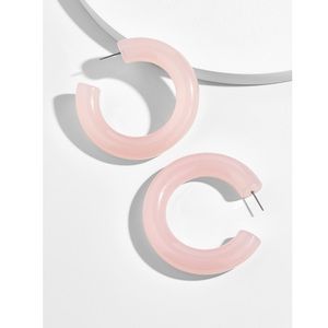 NWT BaubleBar Petrina Lucite Hoop Earrings